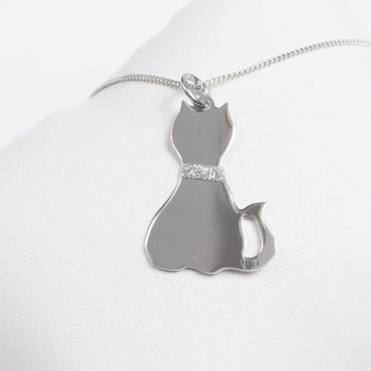 Silver necklace “Kitty Cat”