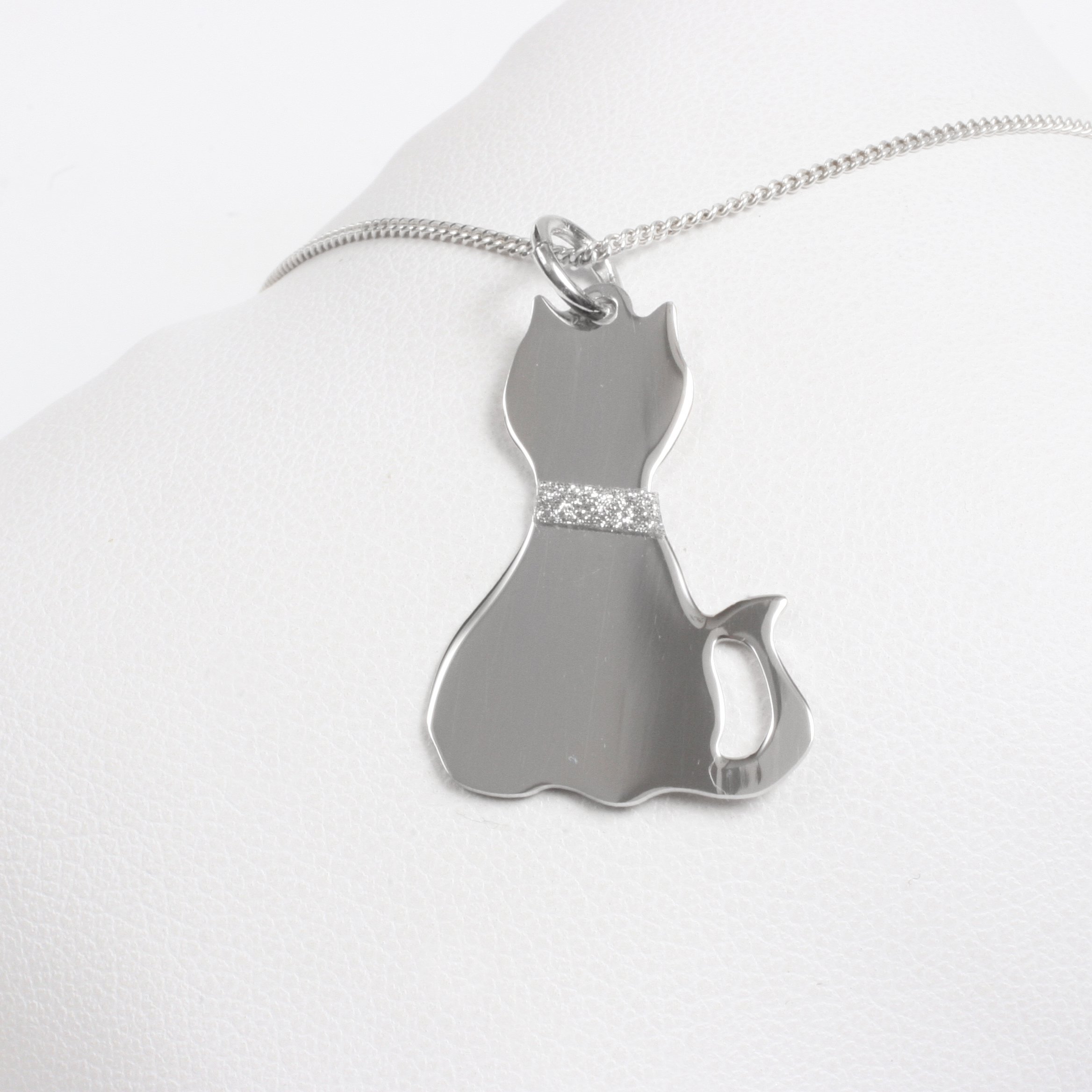 Silver necklace “Kitty Cat”
