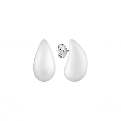 Earrings with agate
